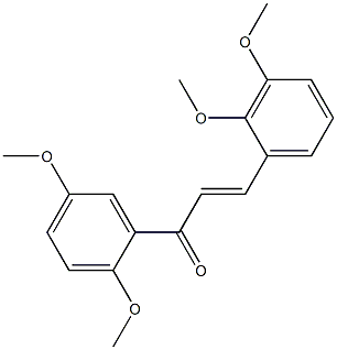 (E)-3-(2,3-dimethoxyphenyl)-1-(2,5-dimethoxyphenyl)prop-2-en-1-one Structure