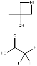 3-methylazetidin-3-ol: trifluoroacetic acid Structure