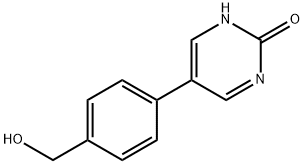 5-(4-(HYDROXYMETHYL)PHENYL)PYRIMIDIN-2-OL Structure