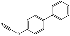 Cyanic acid,[1,1'-biphenyl]-4-yl ester Structure