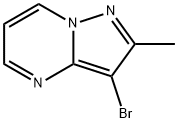 3-溴-2-甲基吡唑并[1,5-A]嘧啶, 1159981-96-0, 结构式