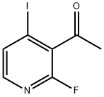 1-(2-氟-4-碘-3-吡啶基)-乙酮, 1160502-25-9, 结构式
