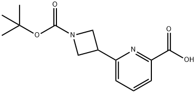 6-(1-(tert-butoxycarbonyl)azetidin-3-yl)pyridine-2-carboxylic acid Structure