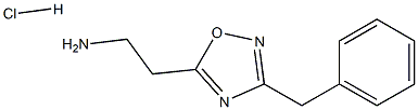 [2-(3-benzyl-1,2,4-oxadiazol-5-yl)ethyl]amine hydrochloride Structure