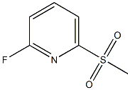 2-fluoro-6-methylsulfonylpyridine Struktur