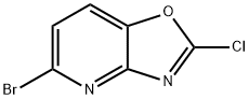 5-bromo-2-chlorooxazolo[4,5-b]pyridine Struktur