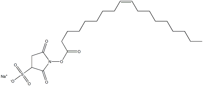 磺基琥珀酰油酸酯(钠盐),1212012-37-7,结构式