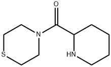4-(piperidine-2-carbonyl)thiomorpholine Struktur