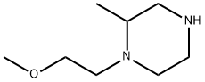 1-(2-methoxyethyl)-2-methylpiperazine Struktur