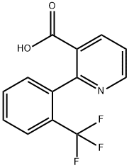 2-(2-(trifluoromethyl)phenyl)nicotinic acid Structure