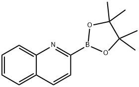 2-喹啉频哪醇硼酸酯 结构式