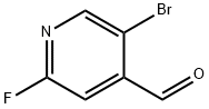 5-Bromo-2-fluoropyridine-4-carbaldehyde Structure