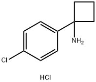 1-(4-氯苯基)环丁胺盐酸盐 结构式