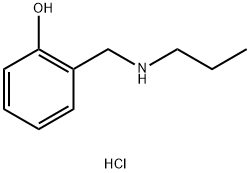2-[(propylamino)methyl]phenol hydrochloride Struktur