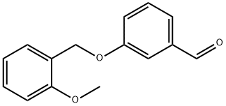3-[(2-methoxyphenyl)methoxy]benzaldehyde Struktur