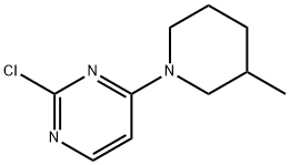 2-chloro-4-(3-methylpiperidin-1-yl)pyrimidine Struktur