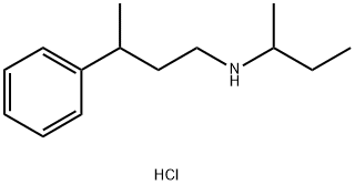 (butan-2-yl)(3-phenylbutyl)amine hydrochloride Struktur