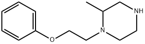 2-methyl-1-(2-phenoxyethyl)piperazine Struktur
