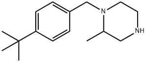 1-[(4-tert-butylphenyl)methyl]-2-methylpiperazine Struktur