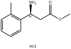 (S)-Methyl 3-amino-3-(o-tolyl)propanoate HCl Structure
