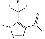 1-甲基-4-硝基-5-(三氟甲基)-1H-吡唑,1245772-43-3,结构式
