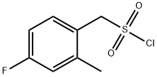 (4-Fluoro-2-methylphenyl)methanesulfonyl chloride 结构式