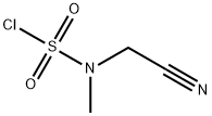 Methylcyanomethylsulfamoyl chloride Struktur