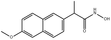 N-hydroxy-2-(6-methoxynaphthalen-2-yl)propanamide Structure