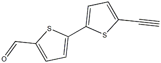 [2,2'-Bithiophene]-5-carboxaldehyde, 5'-ethynyl- 结构式