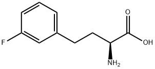 (S)-2-Amino-4-(3-fluorophenyl)butanoic acid Structure