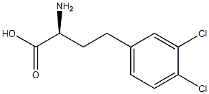 (S)-2-amino-4-(3,4-dichlorophenyl)butanoic acid 结构式
