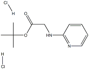 Pyridin-2-yl-glycine tert-butyl ester dihydrochloride Structure