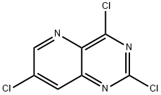 2,4,7-trichloropyrido[3,2-d]pyrimidine Structure