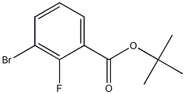tert-Butyl 3-bromo-2-fluorobenzoate Struktur