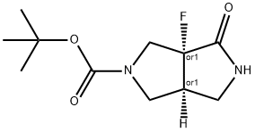 Cis-Tert-Butyl 3A-Fluoro-4-Oxohexahydropyrrolo[3,4-C]Pyrrole-2(1H)-Carboxylate Structure