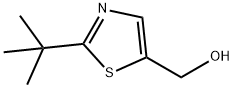 (2-叔-丁基-1,3-噻唑-5-基)甲醇, 1267558-97-3, 结构式