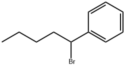 (1-Bromopentyl)benzene,127356-65-4,结构式