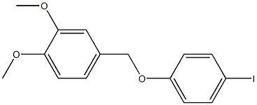 4-((4-iodophenoxy)methyl)-1,2-dimethoxybenzene,1283383-50-5,结构式