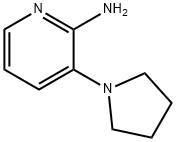3-(ピロリジン-1-イル)ピリジン-2-アミン 化学構造式