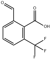 2-Formyl-6-(trifluoromethyl)benzoic acid Struktur