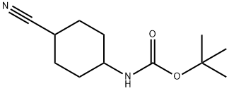 Carbamic acid, N-(4-cyanocyclohexyl)-, 1,1-dimethylethyl ester Struktur