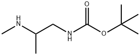 (2-(甲基氨基)丙基)氨基甲酸叔丁酯,1311315-97-5,结构式