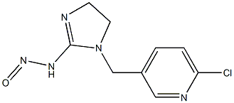 1H-Imidazol-2-amine,1-[(6-chloro-3-pyridinyl)methyl]-4,5-dihydro-N-nitroso- Struktur