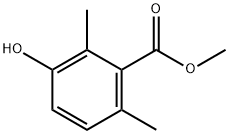 Benzoic acid, 3-hydroxy-2,6-dimethyl-, methyl ester Struktur