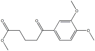 METHYL 5-(3,4-DIMETHOXYPHENYL)-5-OXOPENTANOATE Struktur
