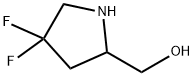 (4,4-difluoropyrrolidin-2-yl)methanol Struktur