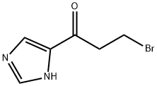 3-BROMO-1-(1H-IMIDAZOL-5-YL)PROPAN-1-ONE Structure