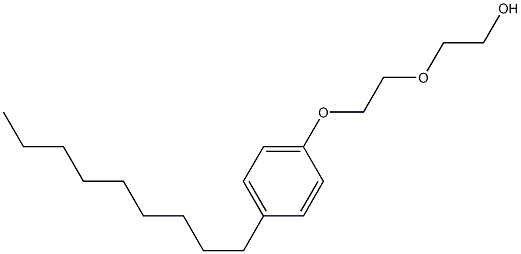 2-[2-(4-nonylphenoxy)ethoxy]ethanol 结构式