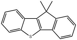10,10-二甲基-10H-5-硫杂 - 茚并[2,1-A]茚,1346824-12-1,结构式