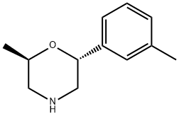(2R,6R)-2-methyl-6-m-tolylmorpholine 结构式